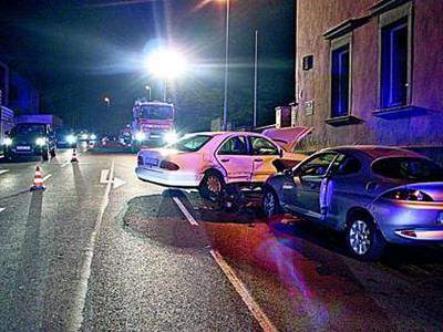 Verkehrsunfall mit sieben Verletzten